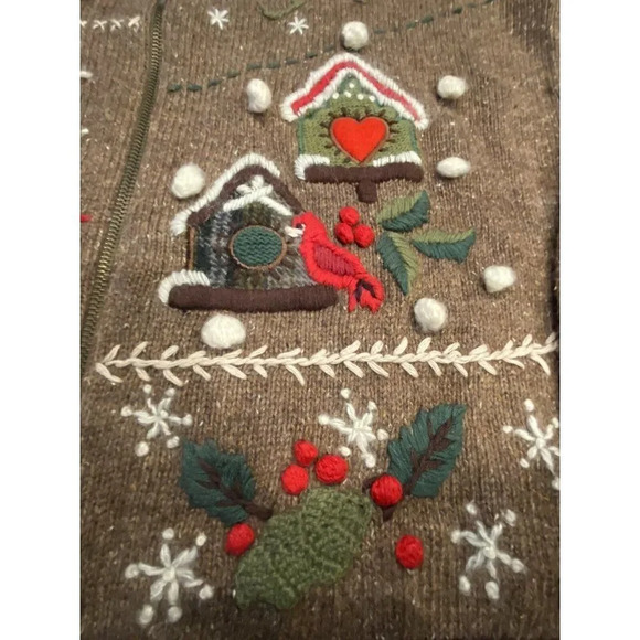 nutcracker christmas Design - full zip jacket - Women Size Small - Picture 5 of 12